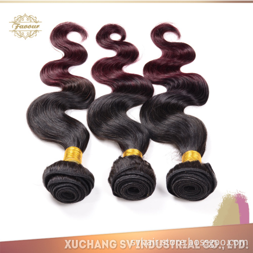 Ombre Hair Extensions Brazilian Body Wave Cheap Brazilian Virgin Hair Body Wave Wet and Wavy Ombre Human Hair
